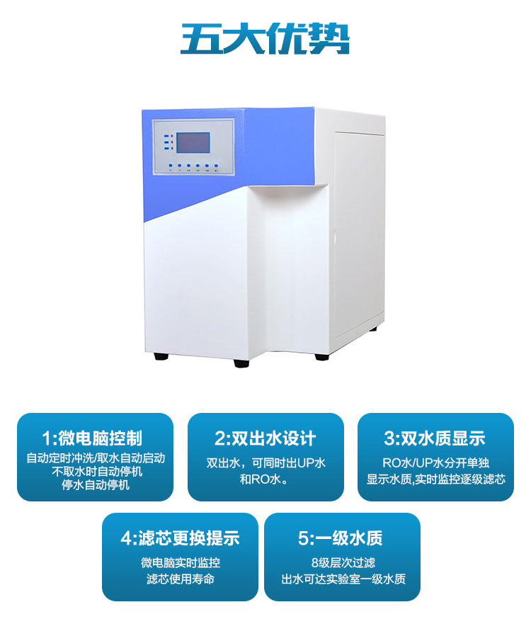 实验室超纯水机EDI去离子水医用纯水