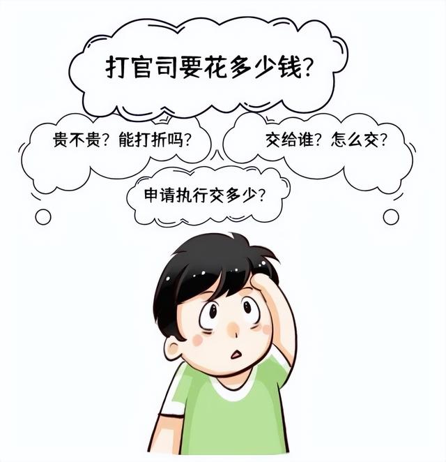 打官司要花多少钱？