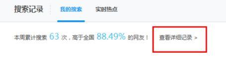 查看搜索历史详情